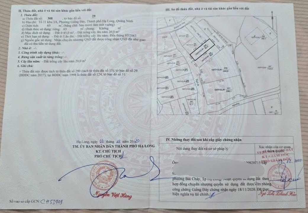 Đất nền Giếng Đáy Hạ Long 65m² giá 1.3 tỷ - Sổ đỏ chính chủ