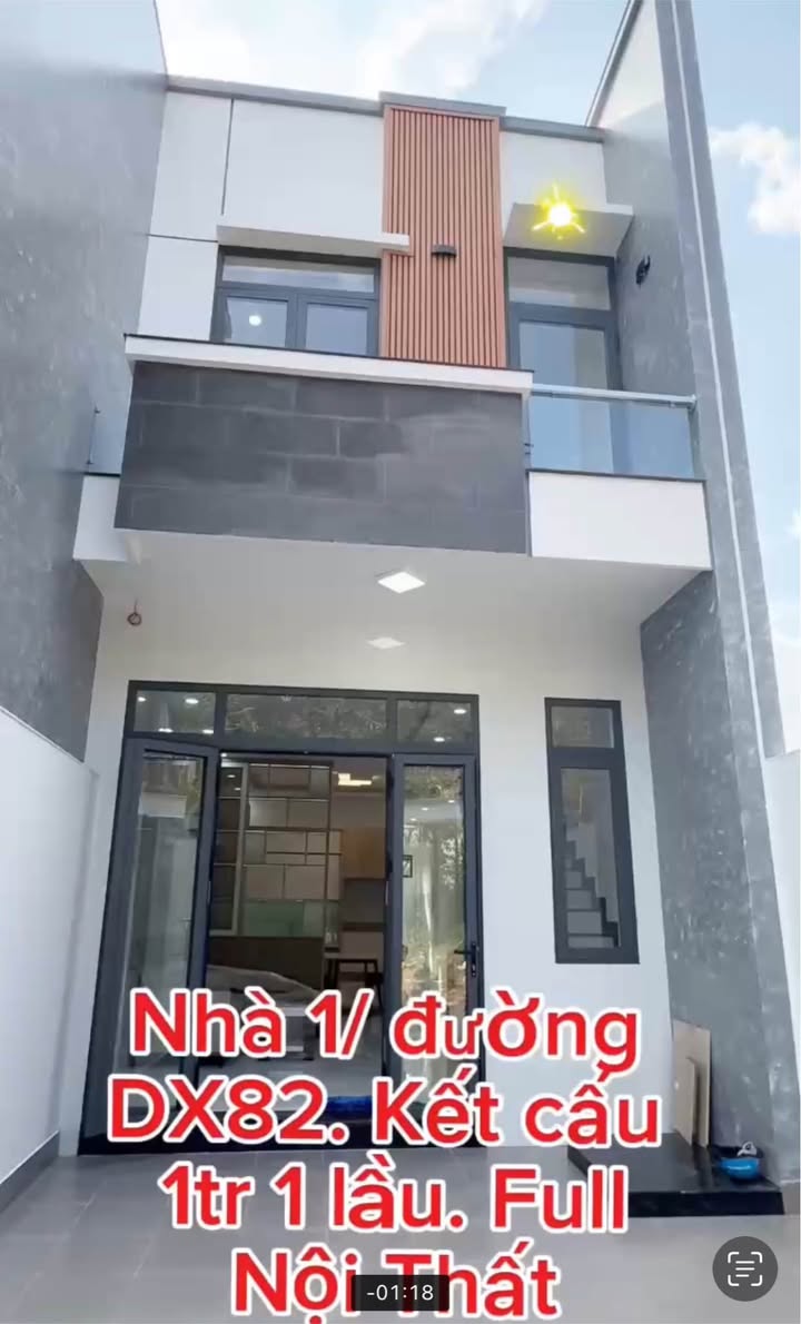 Bán Nhà 1 Trệt 1 Lầu Định Hòa Thủ Dầu Một 90m² Giá 3.45 Tỷ - Ô Tô Vào Tận Nhà!