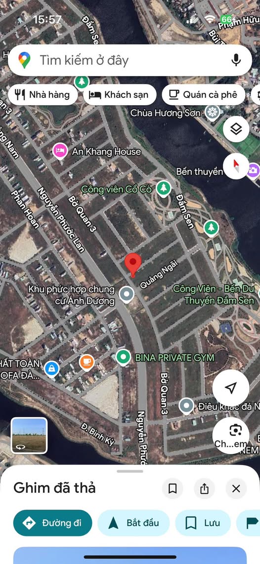 Đất nền Đầm Sen - Nam Hòa Xuân 100m² giá 5.7 tỷ - Sổ đỏ chính chủ