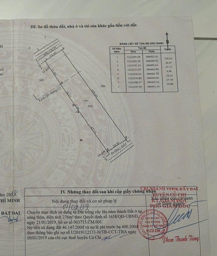 Đất Củ Chi 2177m² 2 Mặt Tiền Bàu Lách - Giá 11 Tỷ, Sẵn Xây Kho Xưởng