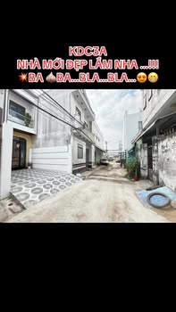 Nhà Trệt Lầu Mới Đẹp 80m² - KDC 3A, Cần Thơ - Sổ Hồng Hoàn Công