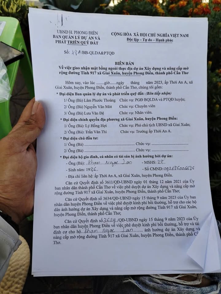 Đất nền tái định cư Phong Điền 60m² - Cơ hội đầu tư tháng 3/2026