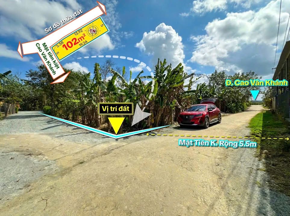 Đất Nền 102m² Sổ Hồng Tại Phường Hương An, Huế - Giá 995 Triệu