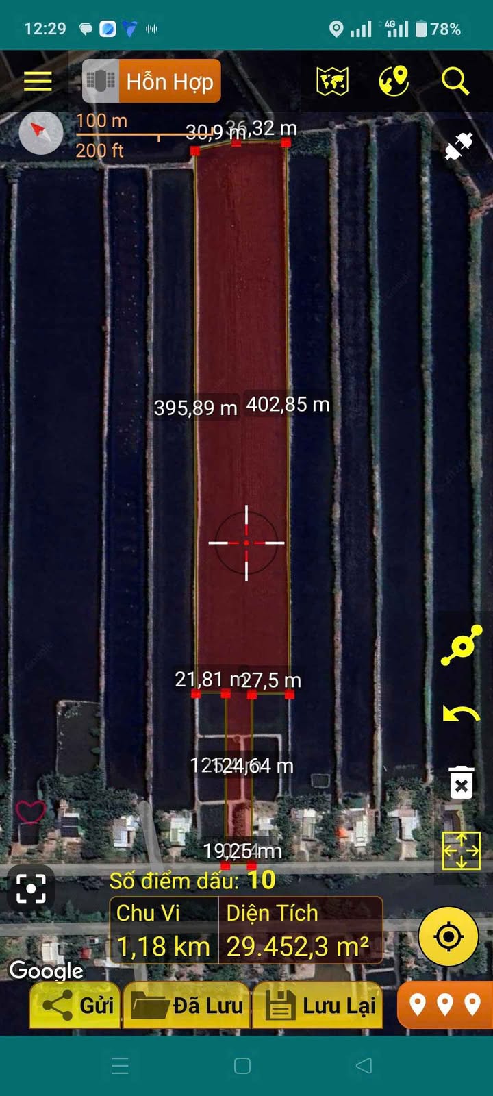 Bán Gấp 2.2 hecta Đất Lúa Tôm Cần Thơ - Mặt Tiền 19m Đường Nhựa 5.5m