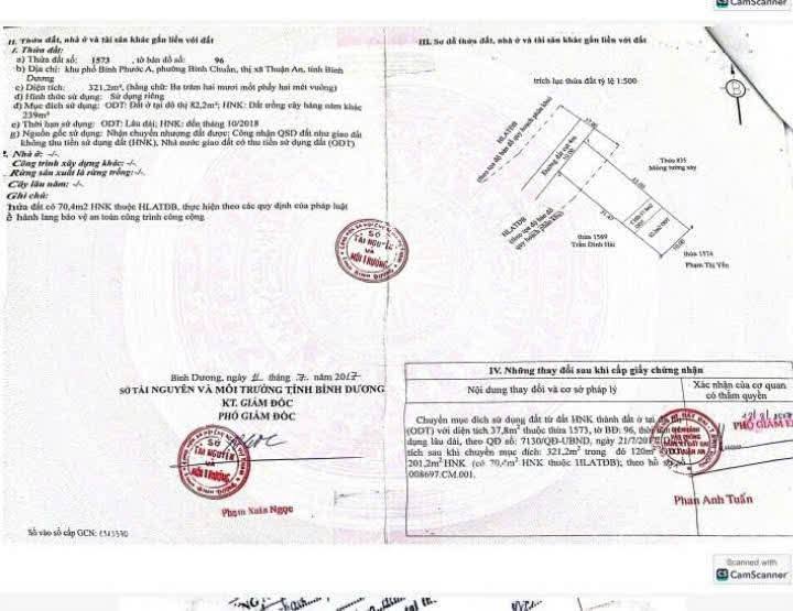 Đất Nền An Phú, Thuận An 320m² - Tách 2 Sổ, Giá 1.92 Tỷ