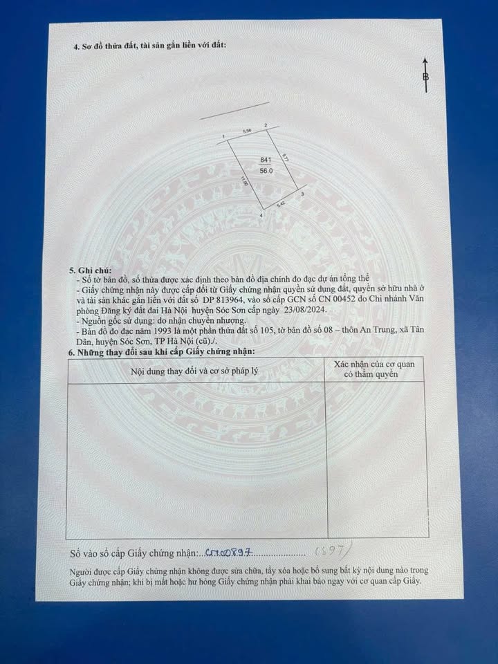 Đất nền Sóc Sơn 56m² - Sẵn sàng xây nhà, ô tô vào tận nơi