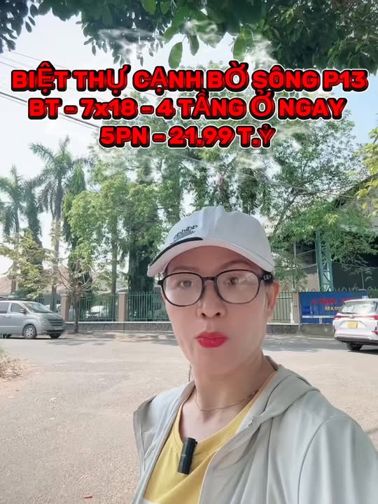 Biệt thự khu VIP Bình Lợi 126m² - 4 tầng 6PN - Sổ đẹp, giá 21.99 tỷ TL