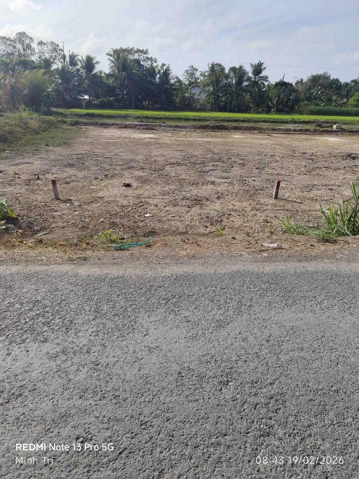Bán Gấp 3 Nền Đất Thổ Cư 170m² Sổ Đỏ Gần KCN Hòa Phú, Vĩnh Long