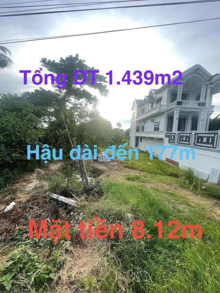 Bán đất Vĩnh Châu An Giang 1439m² - Sổ đỏ, Giá 950 triệu
