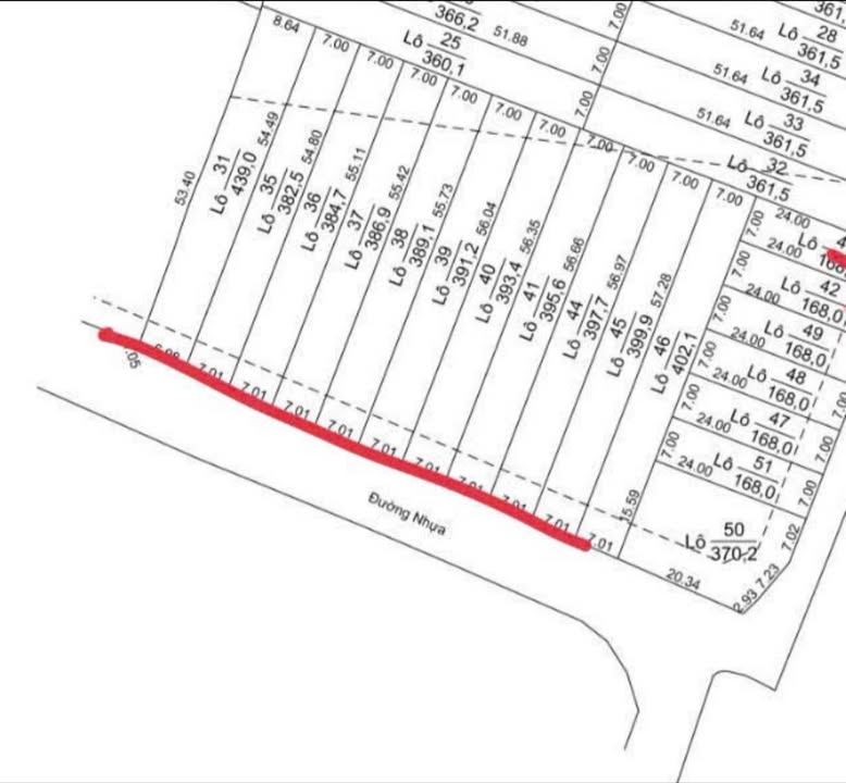 Đất mặt tiền Hòa Long Bà Rịa 395m² giá 2.8 tỷ - Sổ đỏ chính chủ