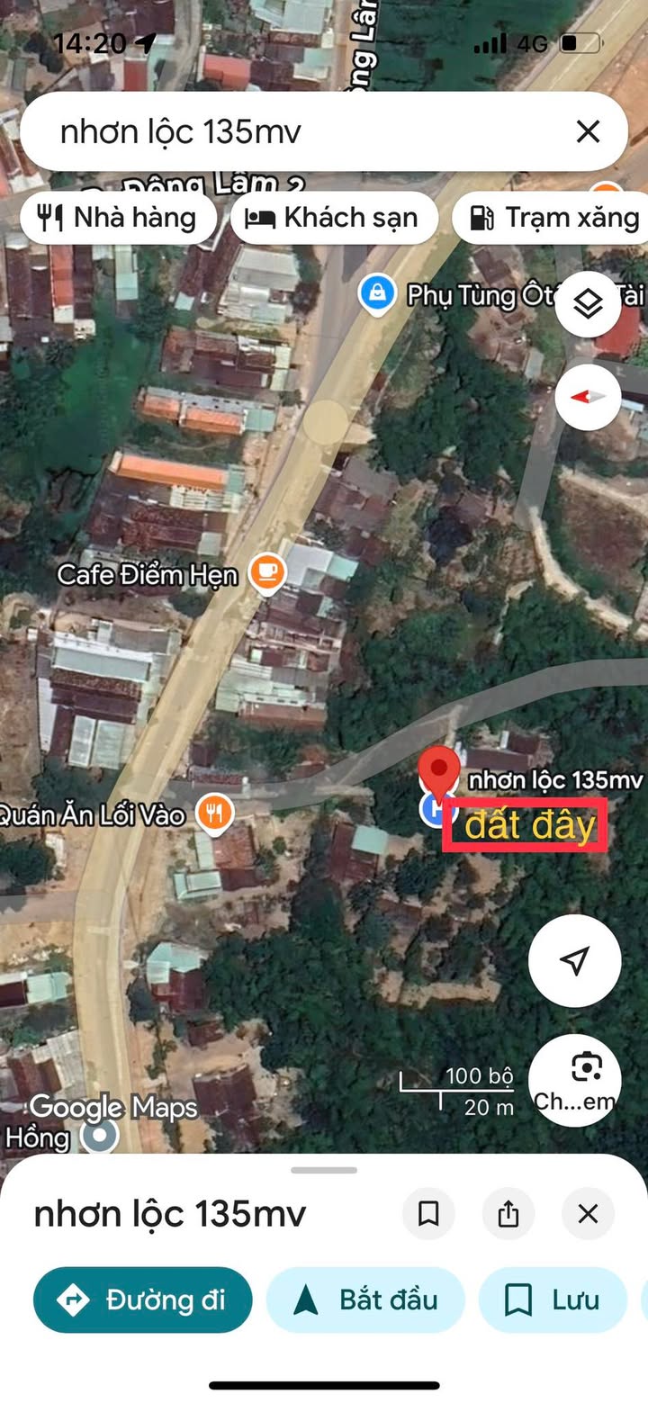 Đất nền Đông Lâm, An Nhơn 136m² giá 369 triệu - Sổ đỏ chính chủ!