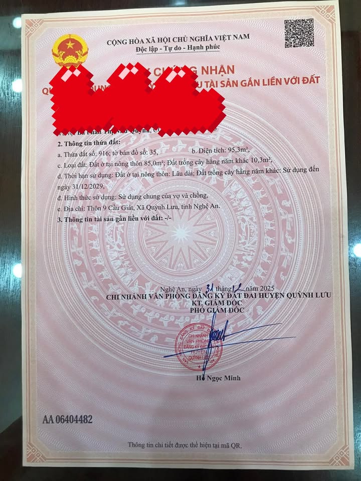 Đất Vàng Giáp Bát 94m² Sổ Hồng Chính Chủ - Hơn 1 Tỷ