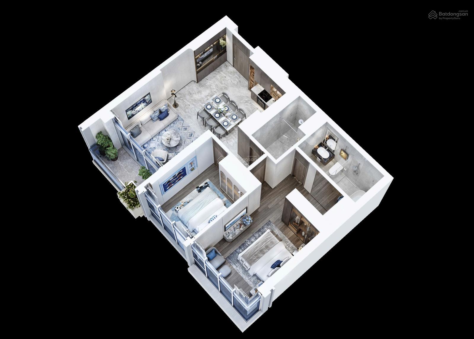 Căn hộ Celestine Westlake 85m² Tây Hồ - Bàn giao ngay, full nội thất!