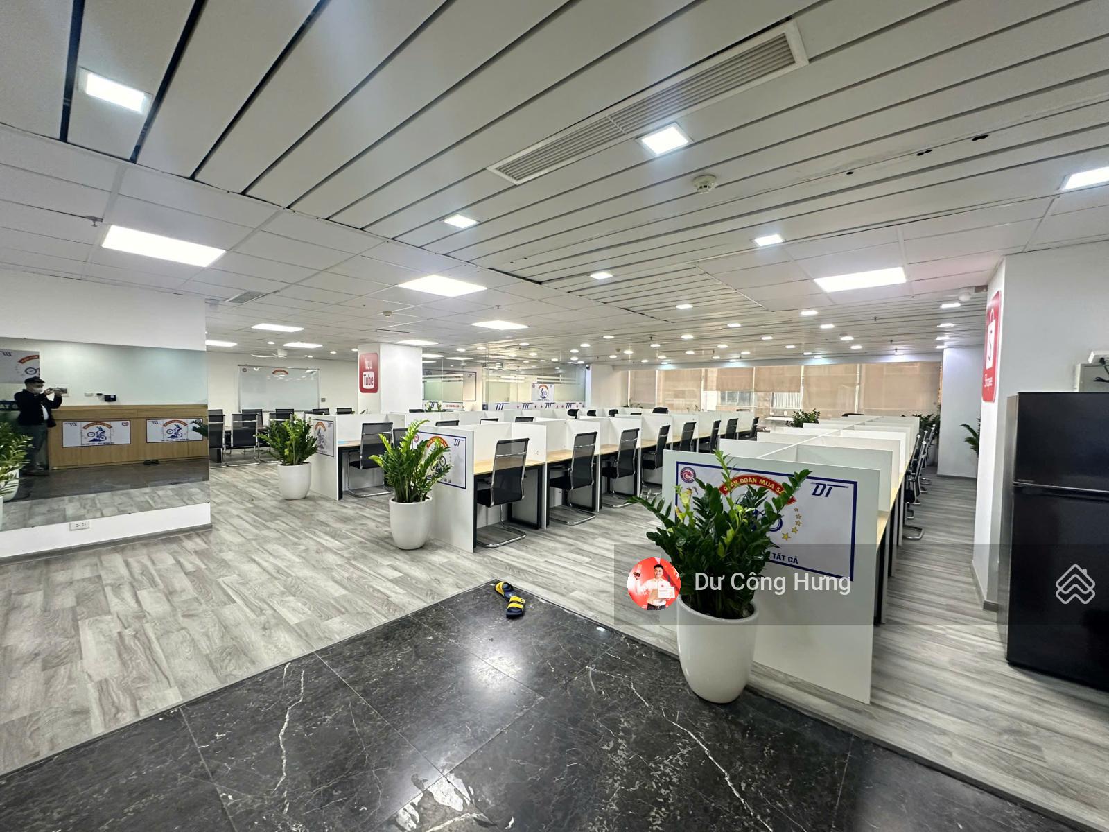 Cho thuê văn phòng N05 Hoàng Đạo Thúy 200m² - Sẵn nội thất làm việc ngay