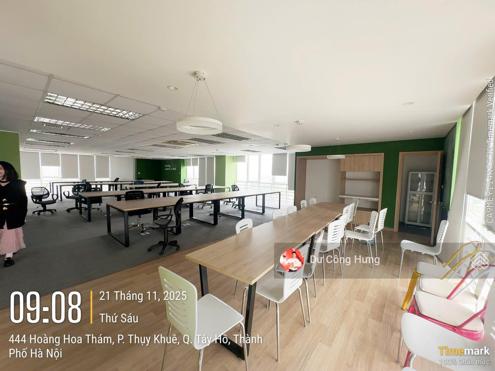 Văn phòng 300m² tại Mercury Building Hoàng Hoa Thám - Sẵn Nội thất, Chia phòng