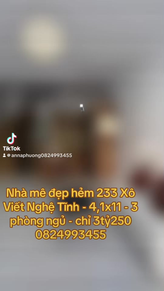 Nhà 3 Lầu Hẻm 233 Xô Viết Nghệ Tĩnh, Đắk Lắk - 45m² Giá 3.25 Tỷ