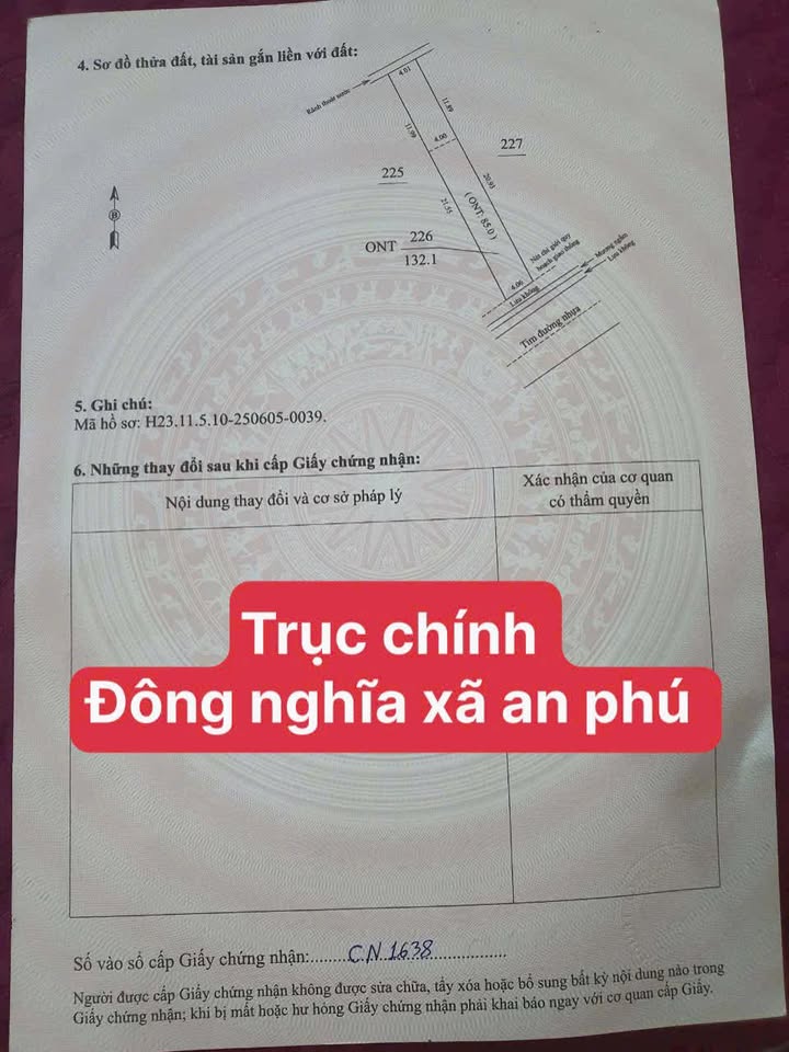 Đất nền An Phú, An Lão 132m² chỉ 2 tỷ - Tiềm năng tăng giá vượt trội!
