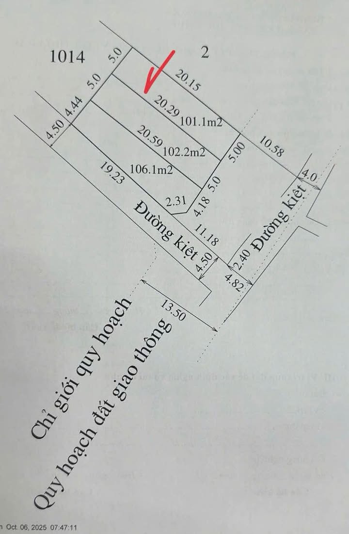 Đất Nền Thích Tịnh Khiết Thủy Xuân 101m² 2 Tỷ - Sổ Đỏ Chính Chủ!