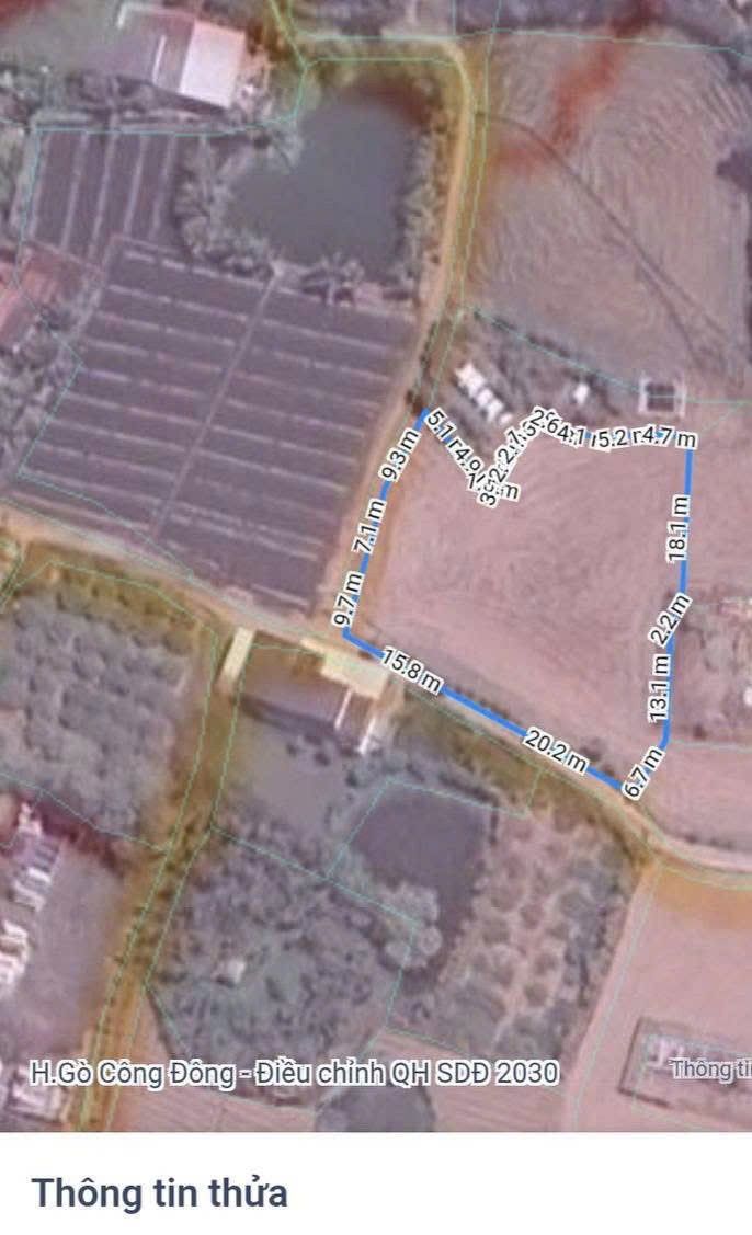 Bán Đất 2 Mặt Tiền Gò Công Đông, Tiền Giang - 1042m² - Giá 6xx Triệu