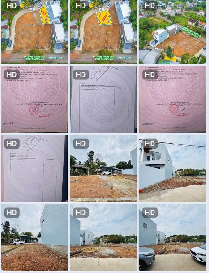 Đất Nền Huế 100m² Thủy Xuân - Sổ Đỏ Chính Chủ, Xây Dựng Tự Do!