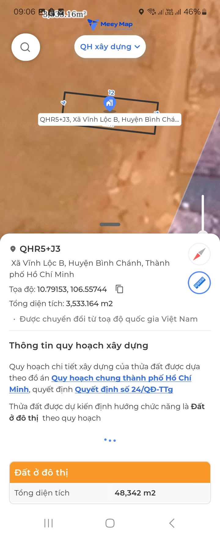 Bán Đất Vĩnh Lộc 48m² Giá 600 Triệu - Sổ Đỏ Chính Chủ