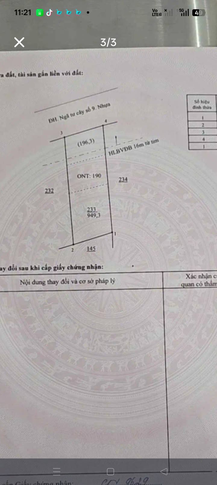 Đất nền Đồng Tiến Đồng Phú 950m² giá 1.8 tỷ - Sổ đỏ chính chủ