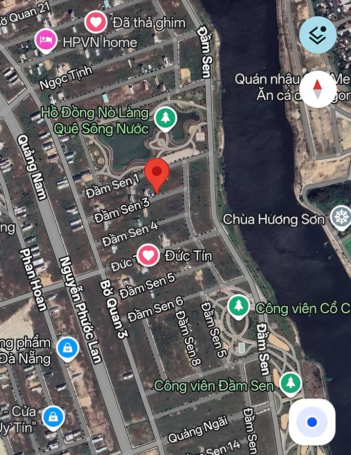 Đất Nền 100m² Đầm Sen 3, Cẩm Lệ - Hướng Đông Nam Mát Mẻ, Giá 6.1 Tỷ