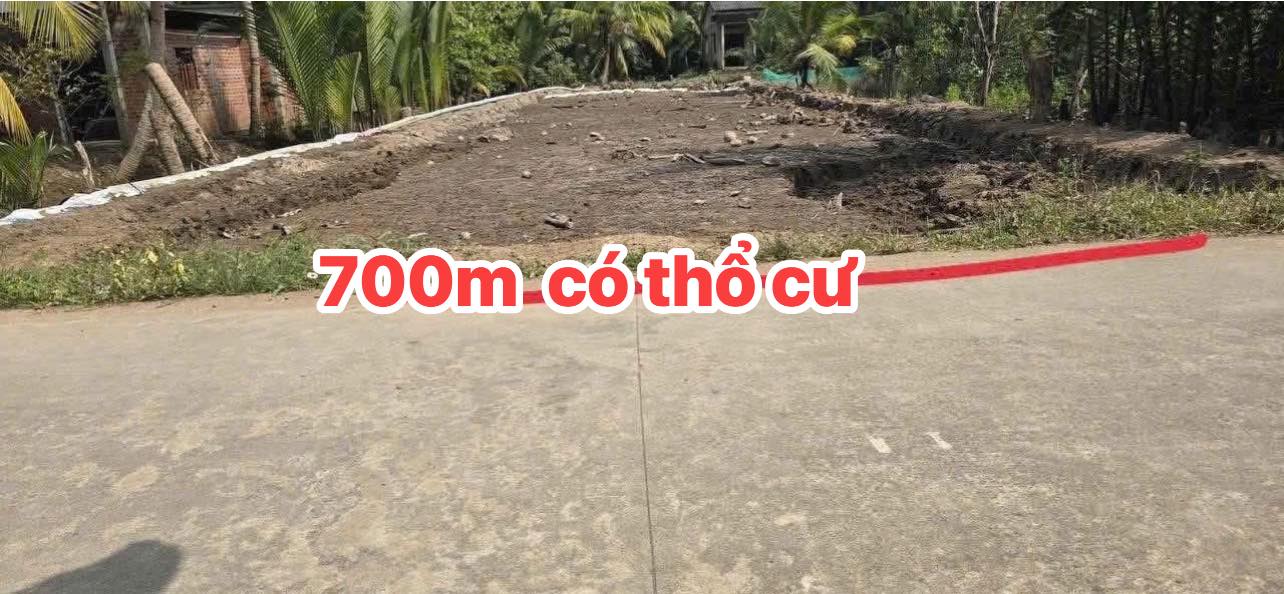 Đất nền Mỏ Cày Nam 700m² giá 550 triệu - Sổ đỏ chính chủ