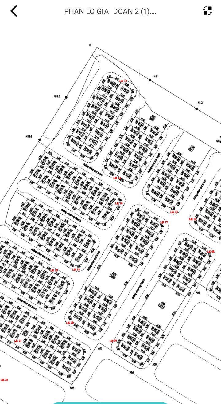 Đất nền Lk23, KDC Phú Vị, Hữu Lũng - 130.5m² Sổ đỏ sẵn sàng giao dịch