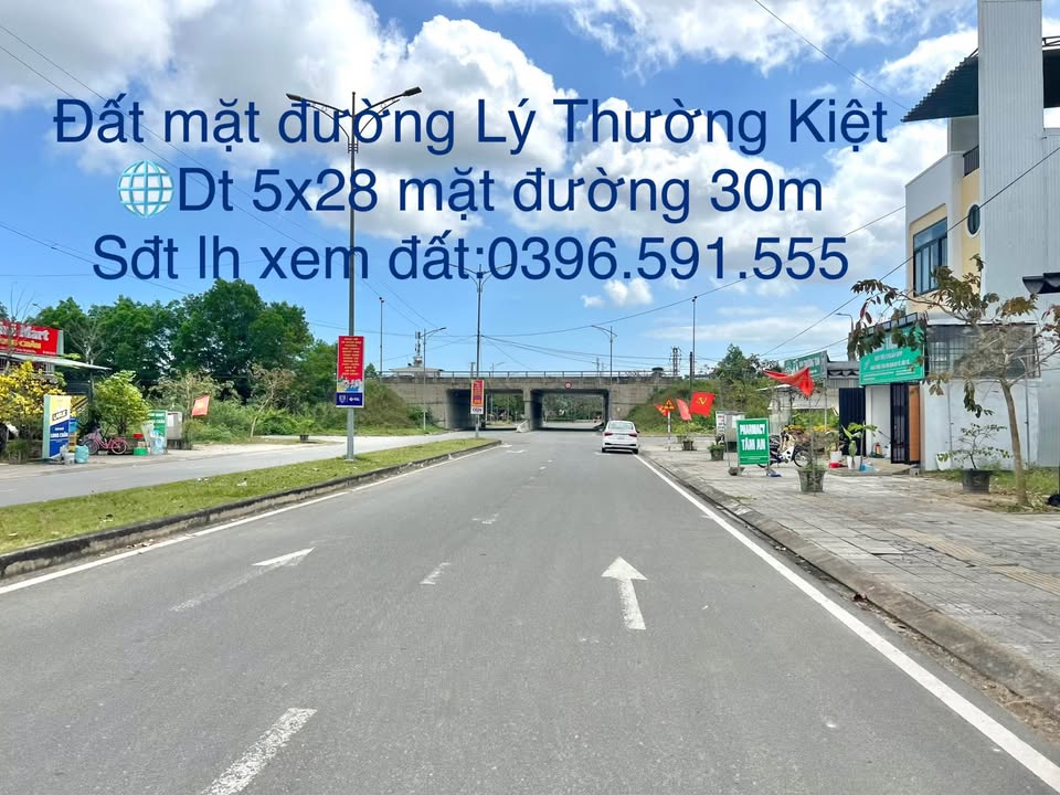 Đất mặt tiền Lý Thường Kiệt, Điện Bàn 160m² - Mặt tiền kinh doanh