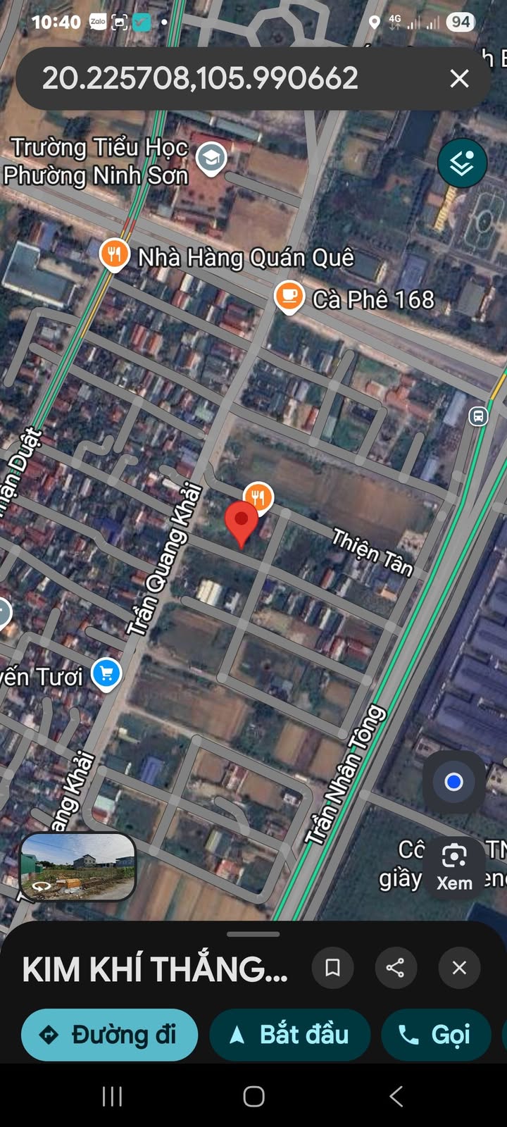 Đất nền Thôn Thiện Tân, Hoa Lư 120m² - Sổ đỏ chính chủ!