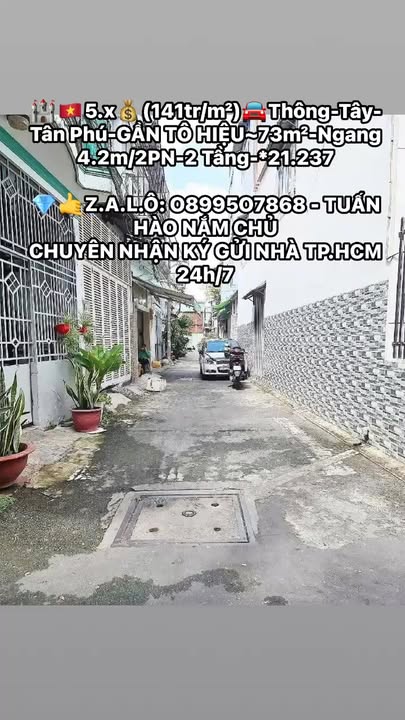 Nhà Riêng Quận Tân Phú 39m² giá 5.499 tỷ - Ô tô vào tận nhà!