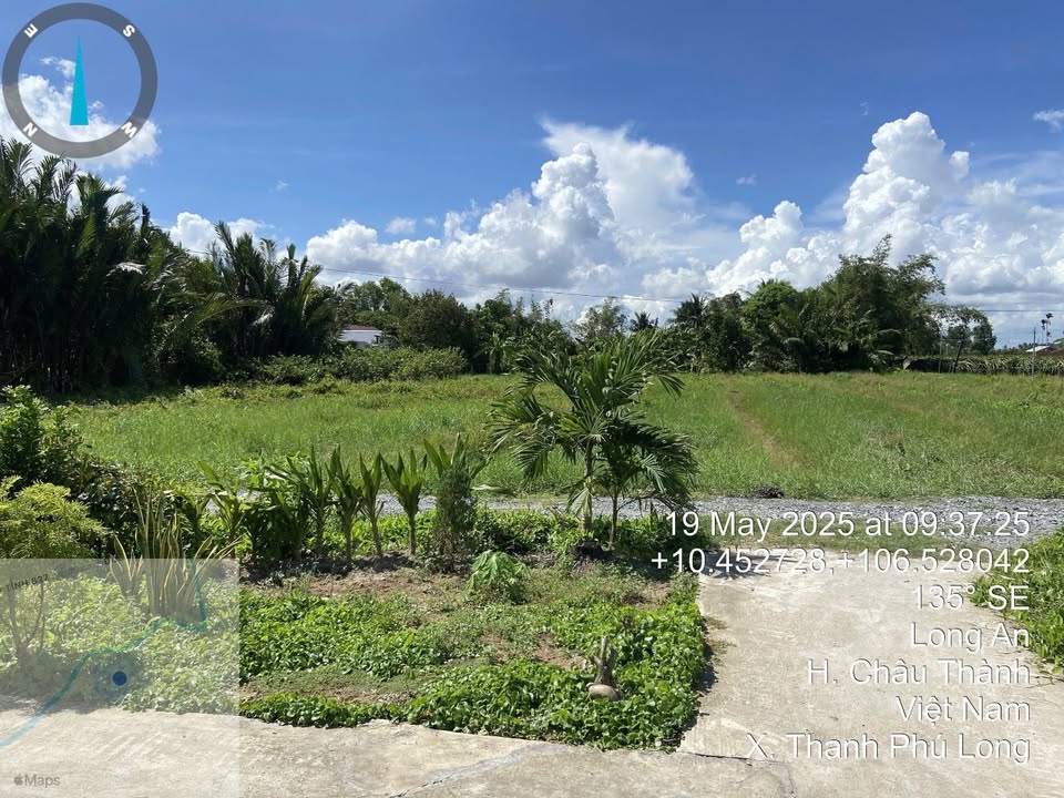 Đất thổ cư Long An 275m² giá 450 triệu - 2 lô duy nhất, xây nhà tự do!