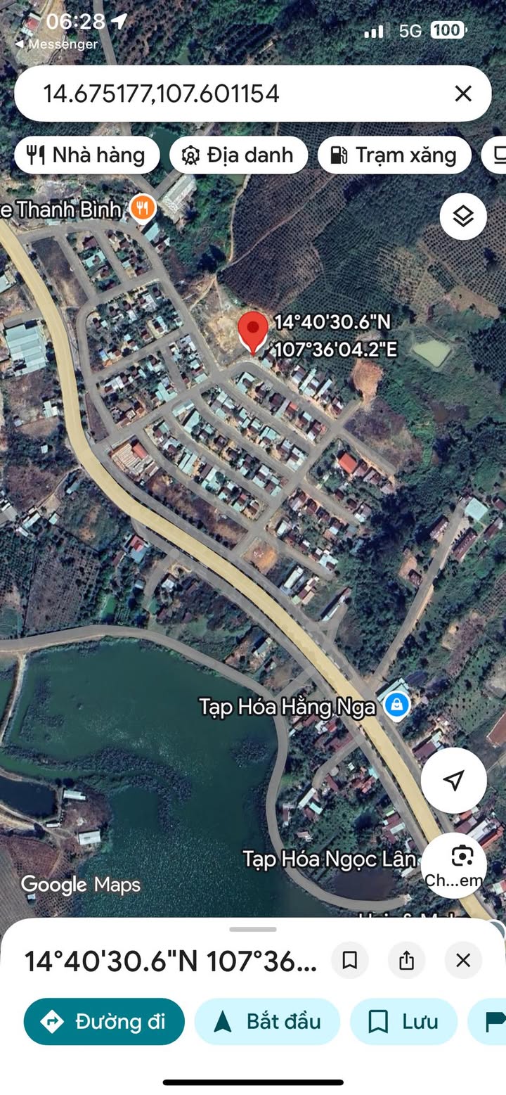 Đất thổ cư Bờ Y Ngọc Hồi 240m² giá 220 triệu - Sổ đỏ chính chủ