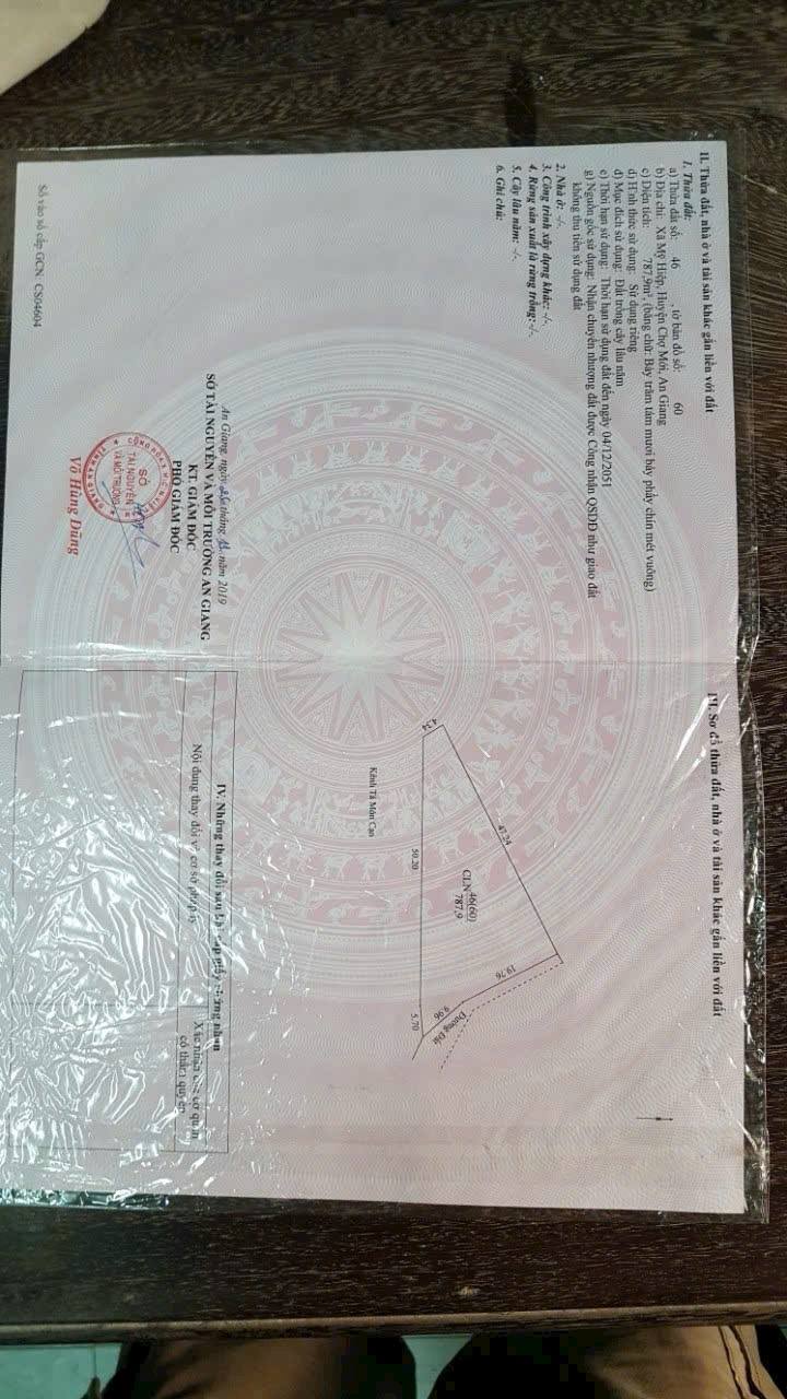 Đất nền Mỹ Hiệp, Chợ Mới 787m² - Tiềm năng tăng giá vượt trội!