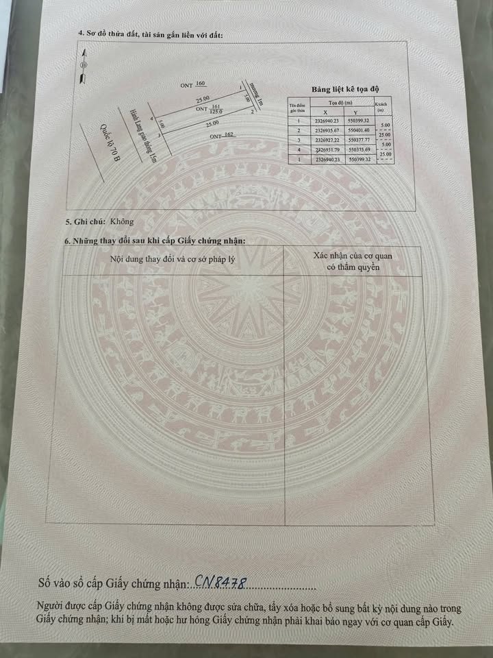 Đất nền Xã Hương Cần 125m² - Tiềm năng tăng giá vượt trội