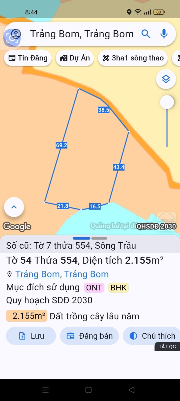 Đất nền Sông Trầu Trảng Bom 720m² - Sổ đỏ chính chủ!