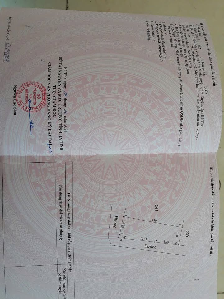 Đất nền Cẩm Vịnh 128m² - Sổ đỏ chính chủ, tiềm năng tăng giá!