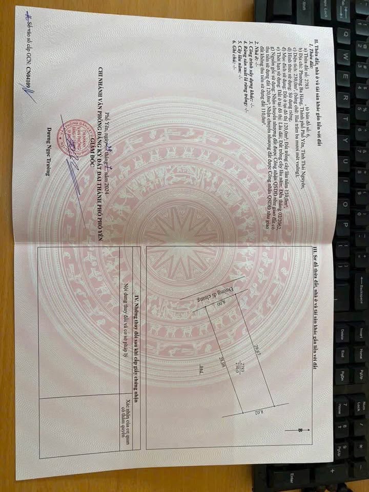 Đất nền Phổ Yên 230m² - Sổ đỏ chính chủ, xây nhà vườn!