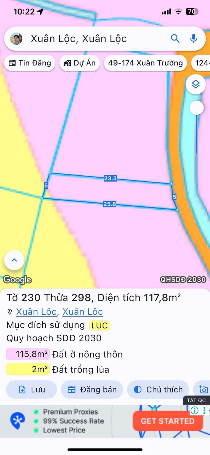 Đất Nền Sổ Hồng Riêng Xuân Lộc, Đồng Nai - Giá 255 Triệu