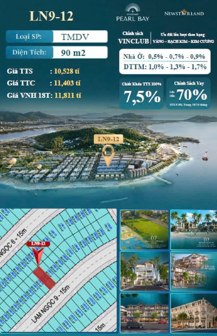 Shophouse Pearl Bay Nha Trang 90m² - Kinh doanh đắc lợi