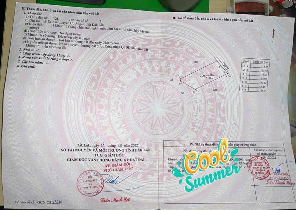 Đất nền Ea Kiết, Cư M'gar 4100m² giá 630 triệu - Tiềm năng tăng giá!