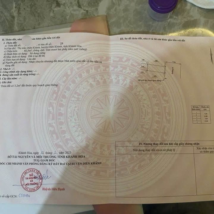 Đất nền Diên Khánh 82.5m² giá 1.7 tỷ - Sổ đỏ chính chủ