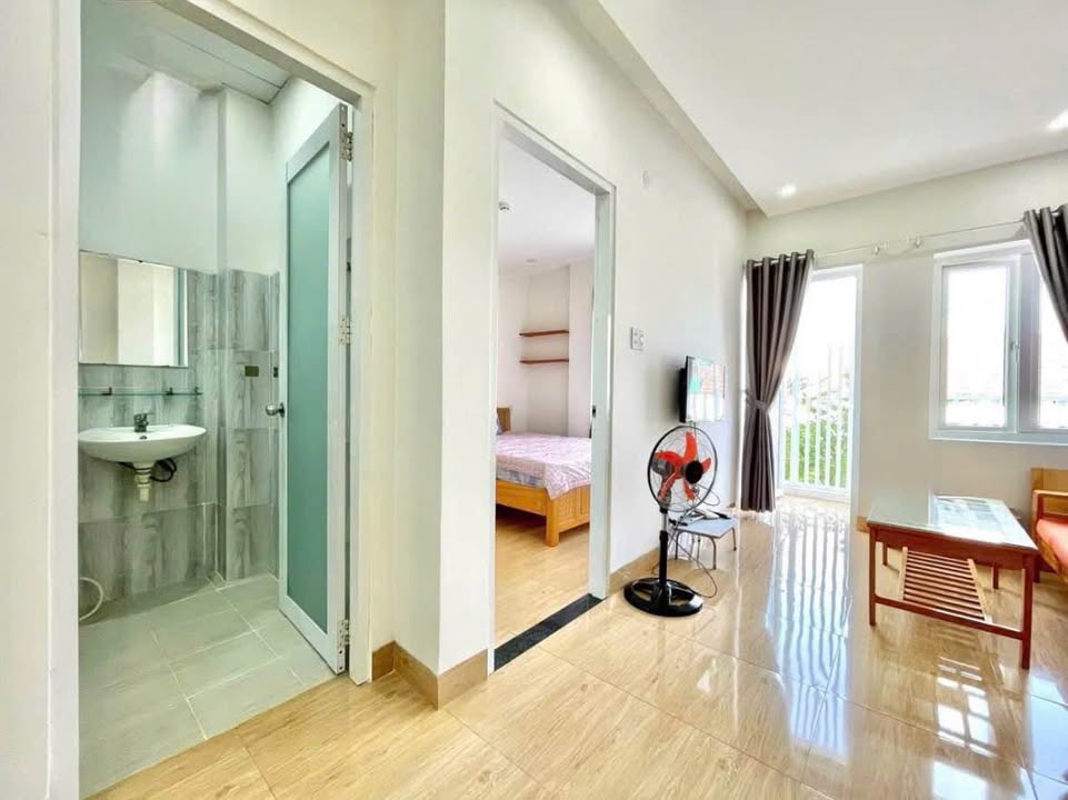 Cho thuê căn hộ 35m² Phước Hải, Nha Trang - Có ban công, cho nuôi pet