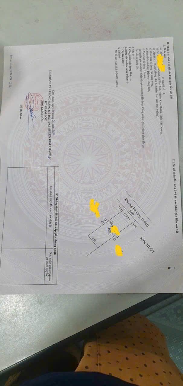 Đất nền Nam Sách 108m² đường 6m - Vị trí đẹp hiếm có!