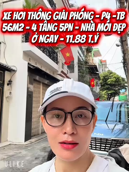 Bán nhà Giải Phóng Tân Bình 55m² 11.88 tỷ - Ô tô vào nhà ngay