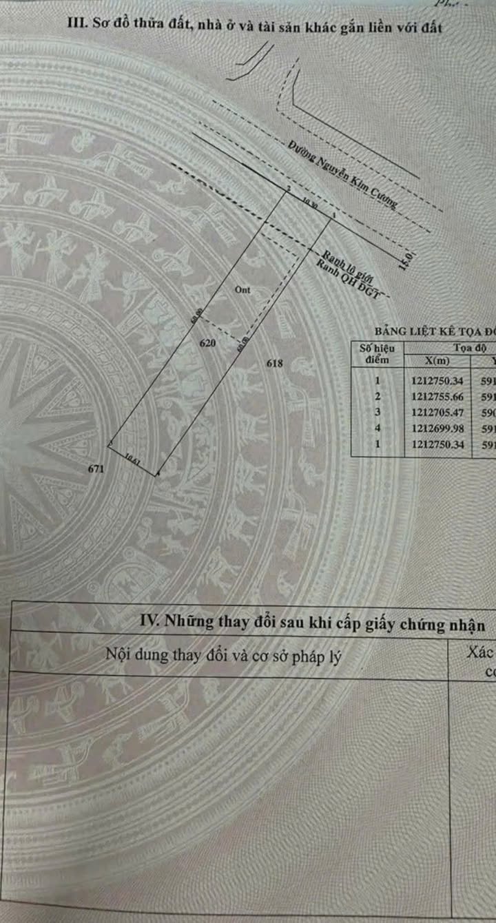 Đất Mặt Đường Kim Cương Củ Chi 671m² - Sổ Hồng Thổ Cư 100% - Giá 8.7 Tỷ