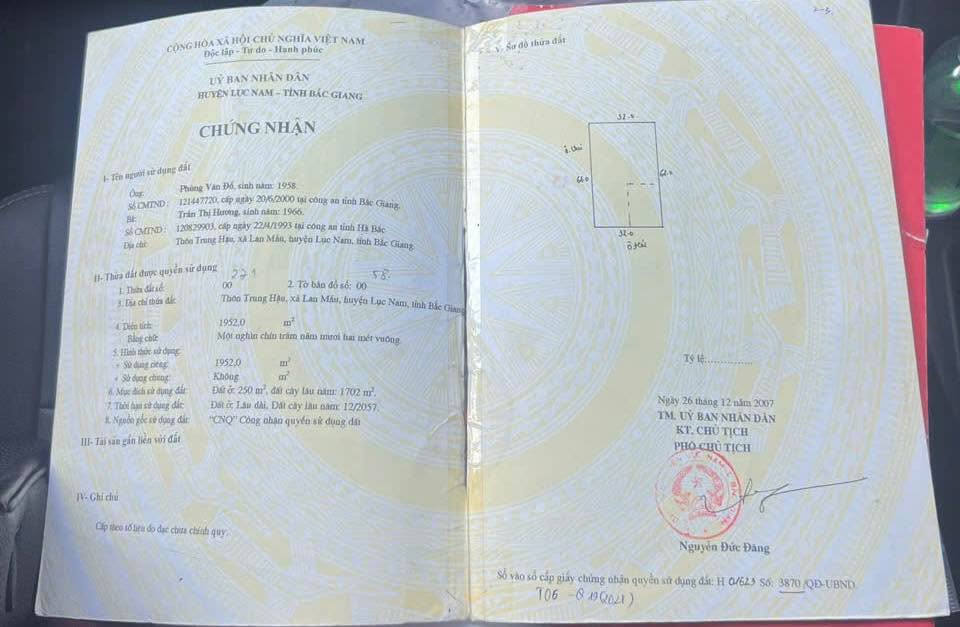 Đất Vườn Bắc Giang 2000m² - Sẵn Sàng Đầu Tư Sinh Lời