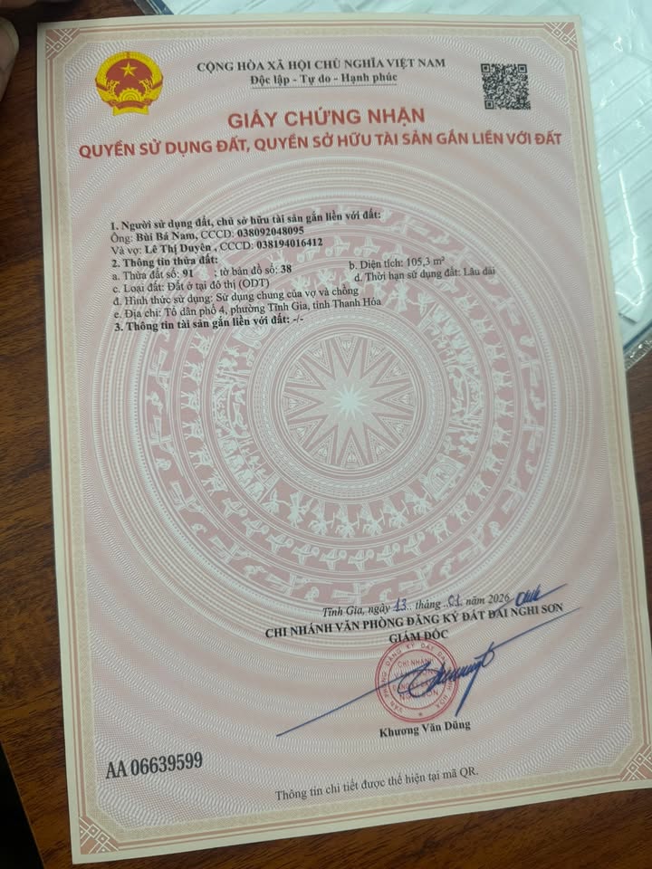 Đất Nền Nghi Sơn 110m² - Xây Dựng Tự Do, Kinh Doanh Vô Vàn!