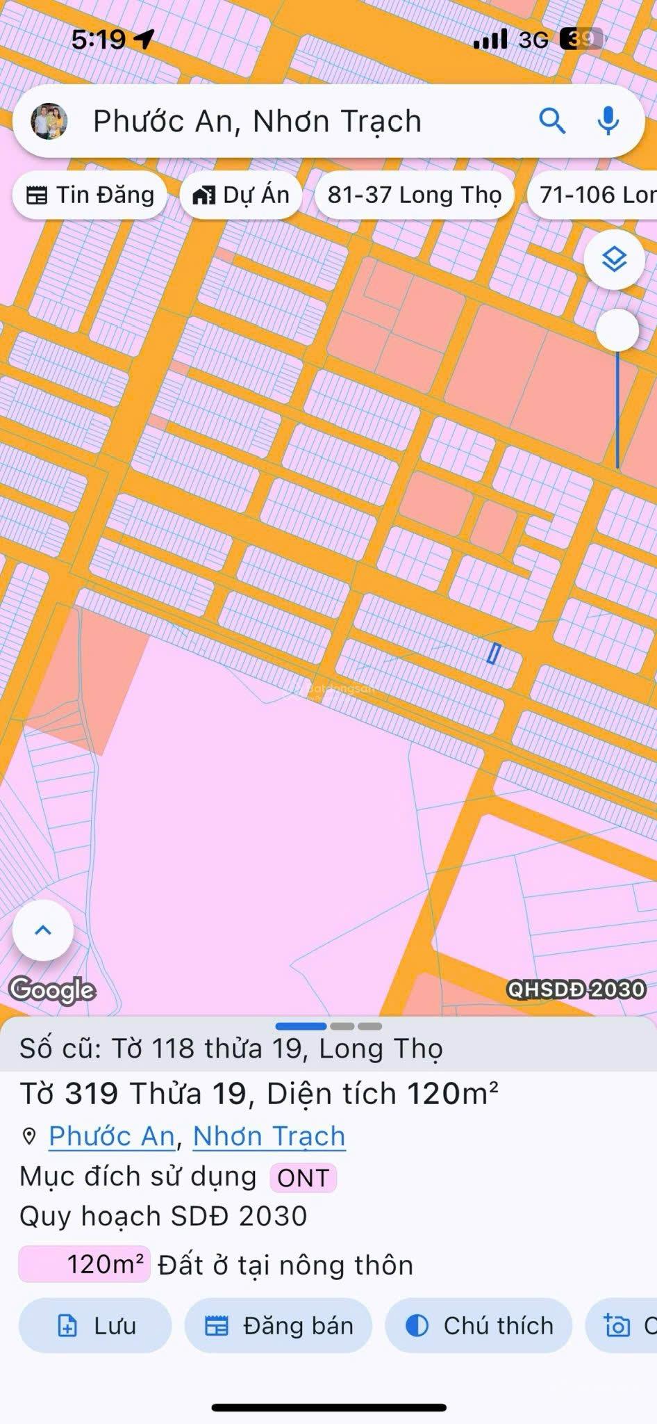 Bán đất nền dự án HUD Nhơn Trạch 120m² - Mặt tiền đường 26m, kinh doanh tốt